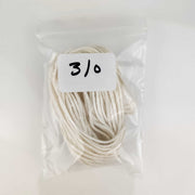Atkins & Pearce™ 4/0-3/0-2/0 Bleached Square Braided Wick 10-Yard Sample Packs - 100% Natural Cotton