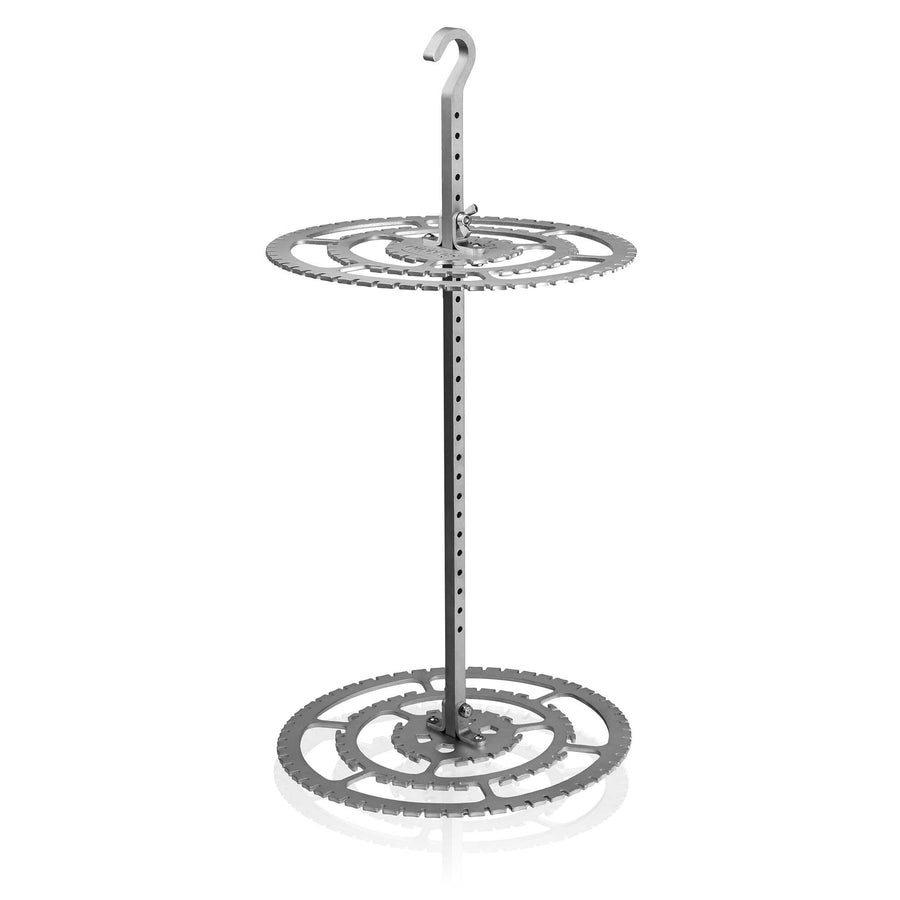 Candle Dippers™ Patented 9″-Diameter 90-Candle Aircraft-Grade Aluminum Adjustable-Height Precision Handmade Taper Candle Frame