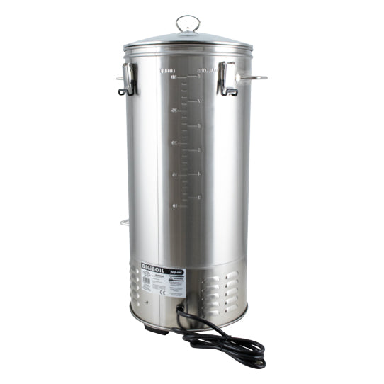 DigiBoil Electric Wax Melting Kettle for Candle Making (35L/ 9.25 Gal) - Stainless Steel, Digital Temp Control