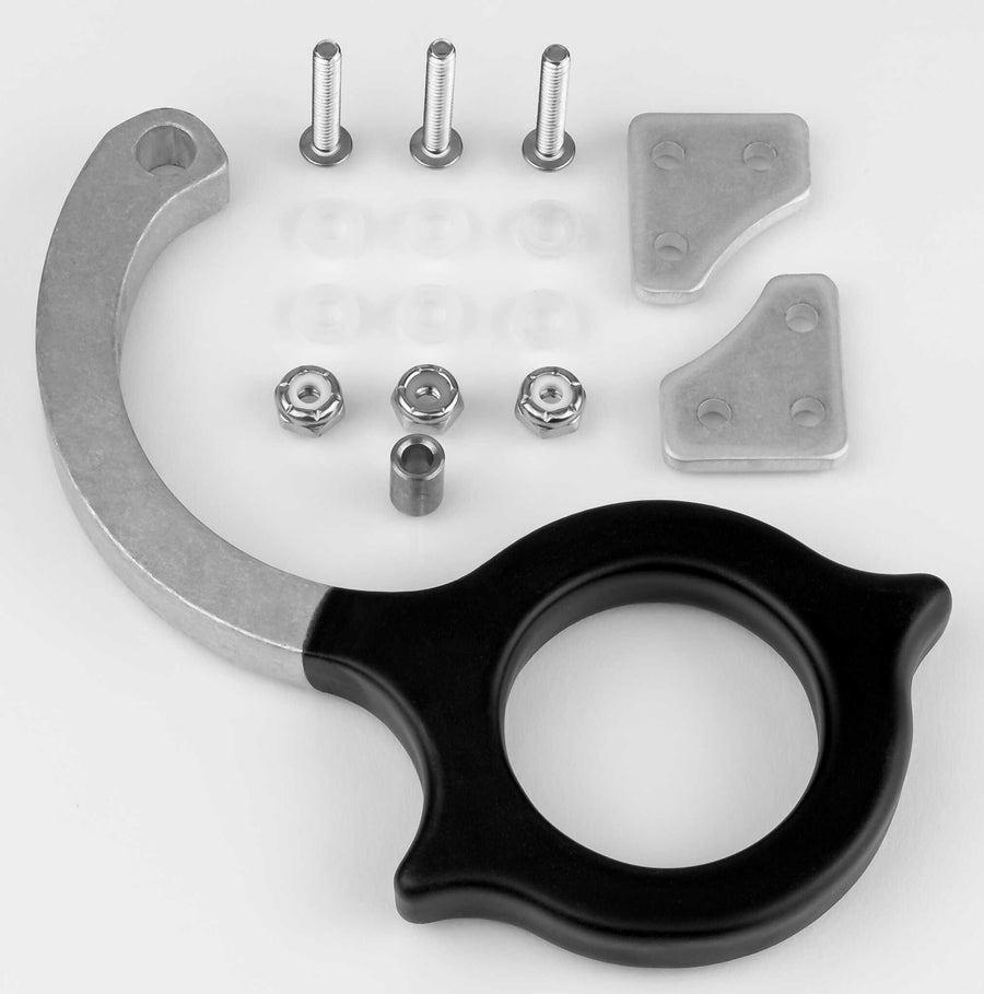 Candle Dippers™ Ergonomic Rotating 5" Handle with Finger and Thumb Spurs, 1.5"-Diameter Ring Hole and 6-Layer Rubberized Grip Option in 3 Colors