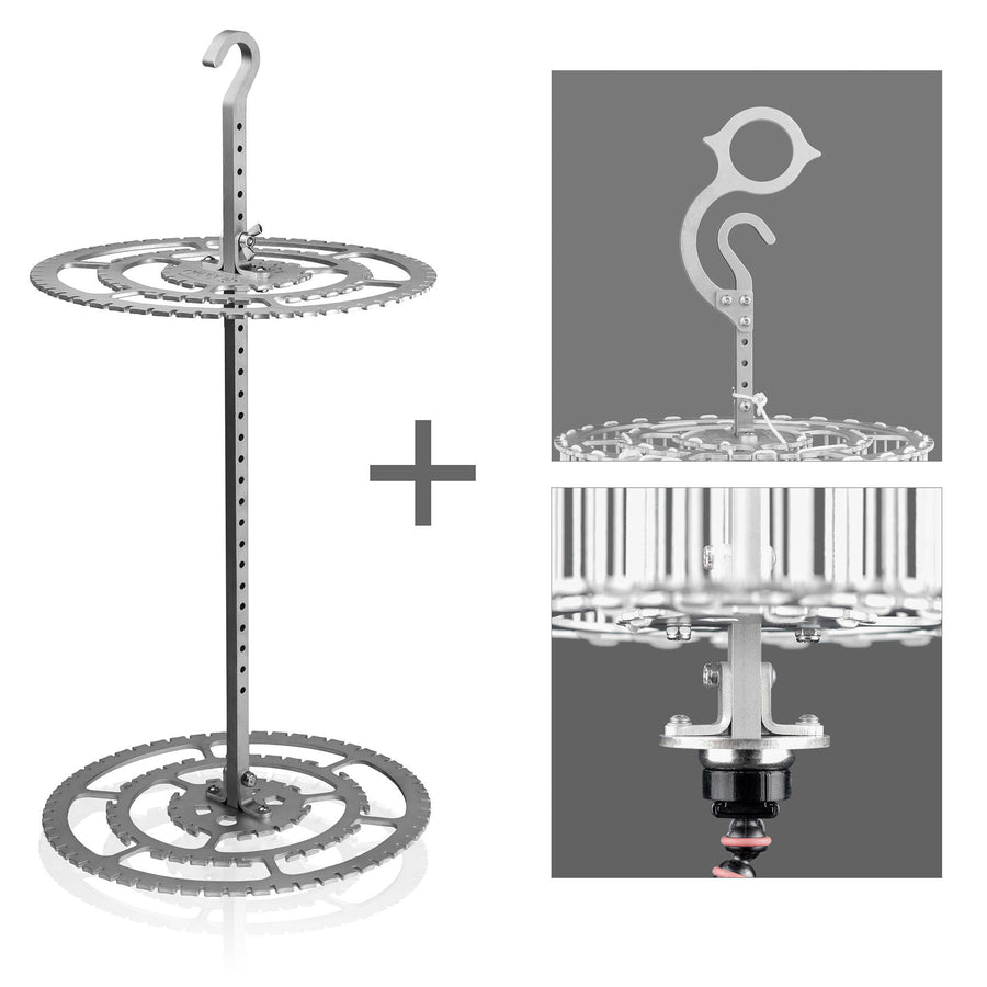 Candle Dippers™ Complete Frame Set – 9″ Frame, Rotating Handle & Magnetic Tripod Mount