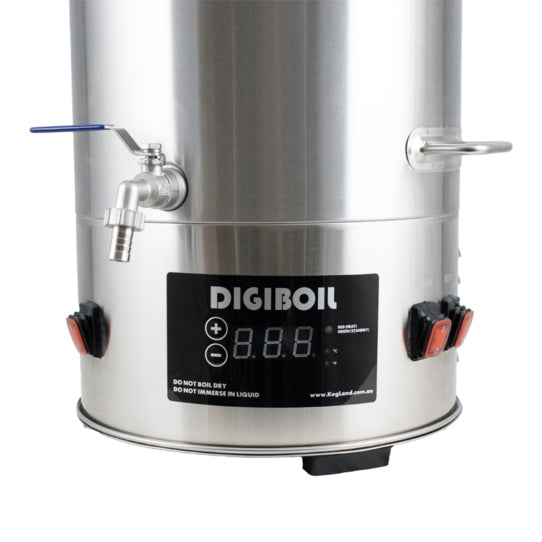 DigiBoil Electric Wax Melting Kettle for Candle Making (35L/ 9.25 Gal) - Stainless Steel, Digital Temp Control
