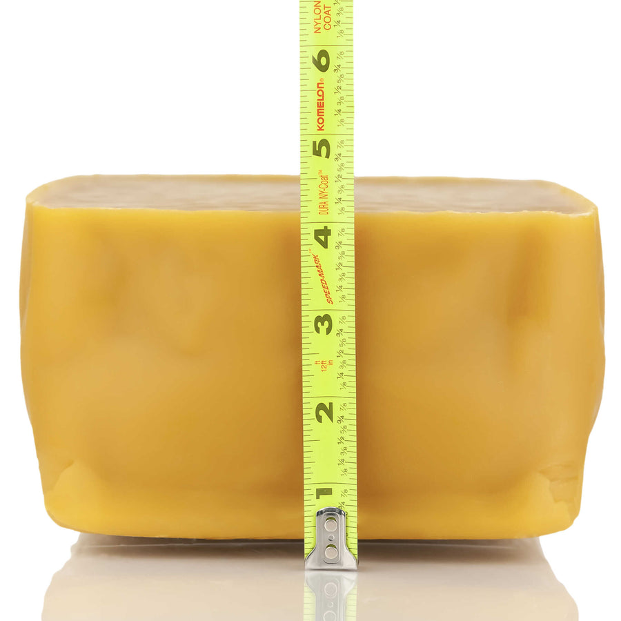 10 lb Beeswax Block for Candle Making - Pure Triple-Filtered Beeswax