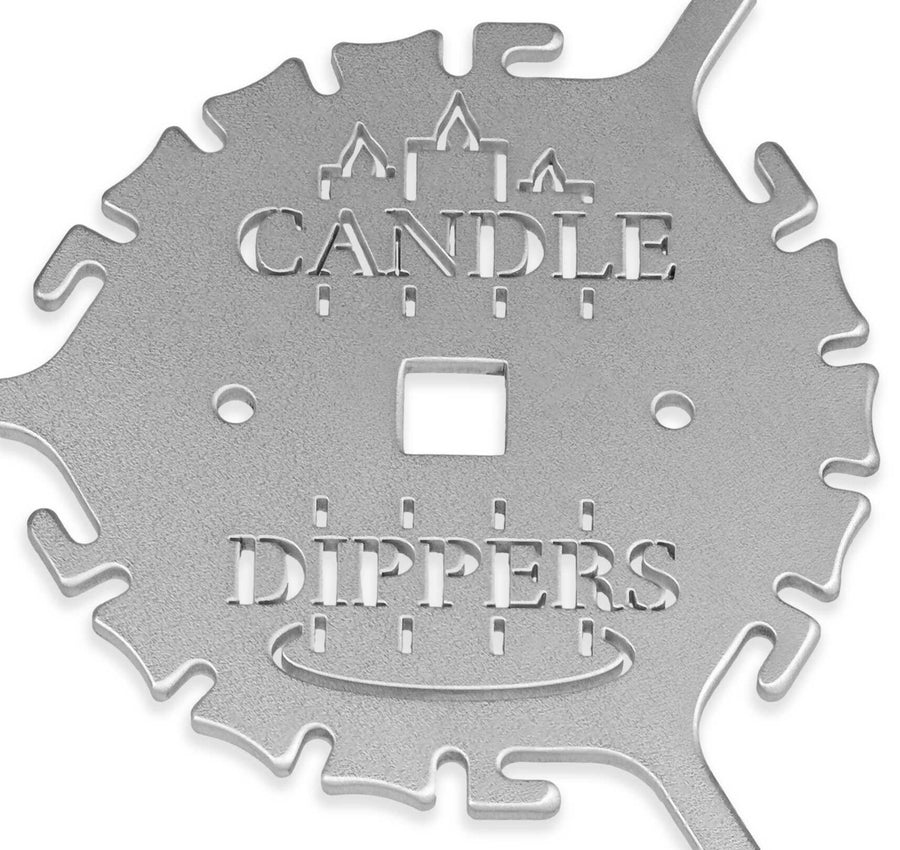 Candle Dippers™ Patented 3" Diameter 18-Candle Aircraft-Grade Aluminum Adjustable-Height Precision Handmade Taper Candle Frame