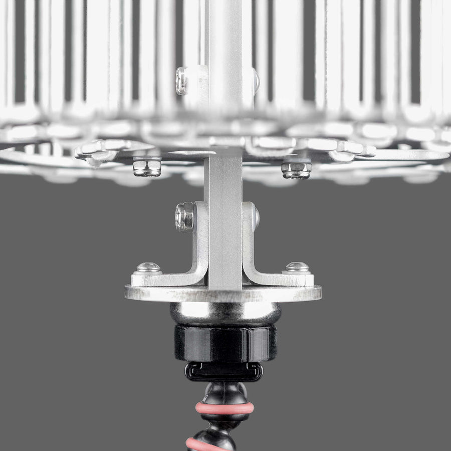 Candle Dippers™ Magnetic Tripod Mount Kit with Steel Base Plate and 1/4-20 Female Threaded Post Neodymium Nickel-Plated Cup Magnet