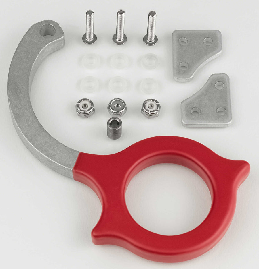 Candle Dippers™ Ergonomic Rotating 5" Handle with Finger and Thumb Spurs, 1.5"-Diameter Ring Hole and 6-Layer Rubberized Grip Option in 3 Colors