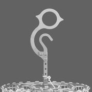 Candle Dippers™ Ergonomic Rotating 5" Handle with Finger and Thumb Spurs, 1.5"-Diameter Ring Hole and 6-Layer Rubberized Grip Option in 3 Colors