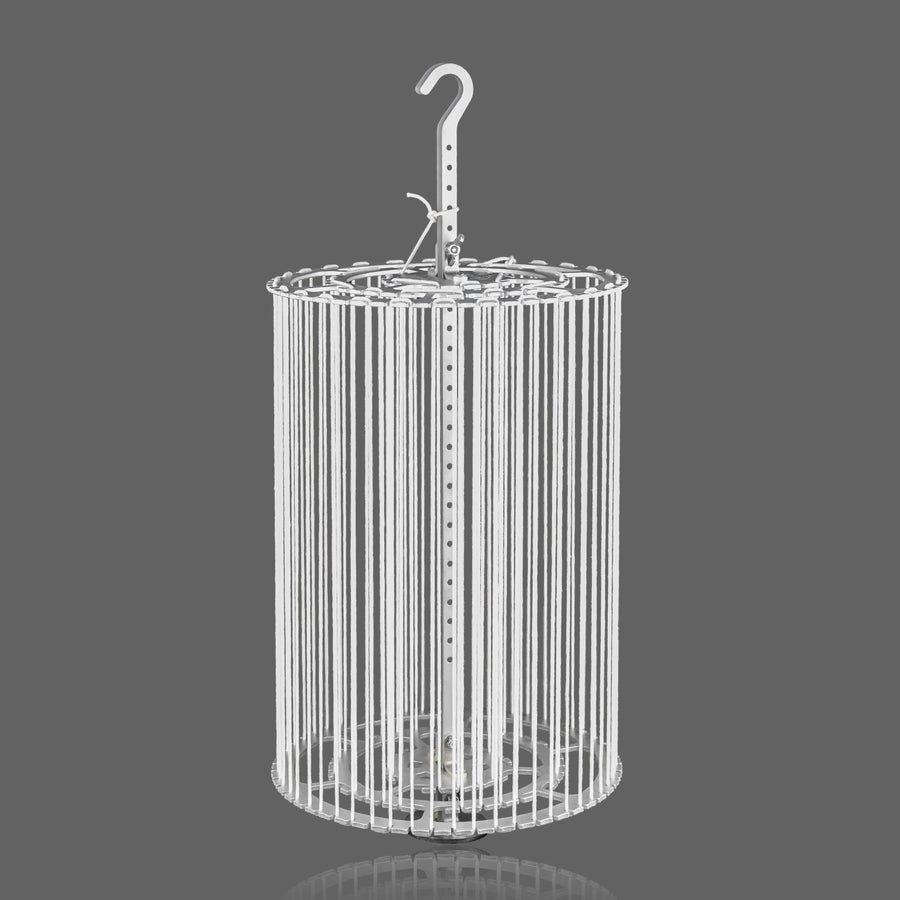 Candle Dippers™ Patented 9″-Diameter 90-Candle Aircraft-Grade Aluminum Adjustable-Height Precision Handmade Taper Candle Frame