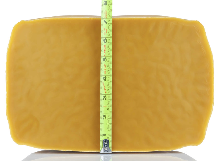 10 lb Beeswax Block for Candle Making - Pure Triple-Filtered Beeswax